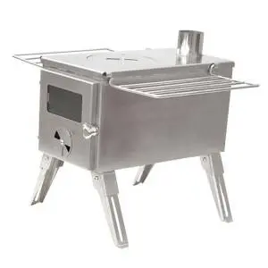 Lightweight Camping Stainless Wood Stove For Tent